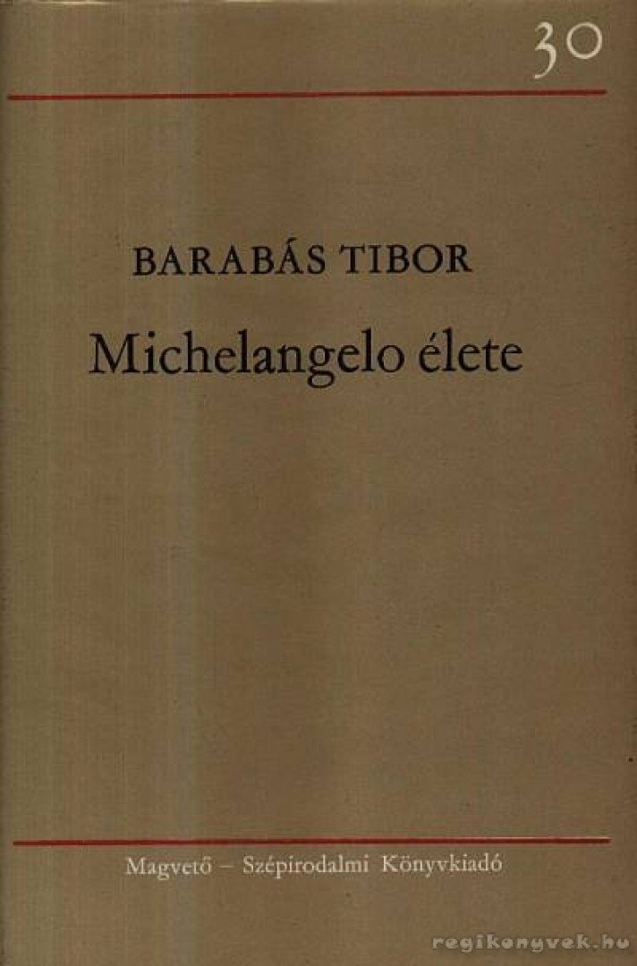 BARABÁS TIBOR - Michelangelo élete [antikvár]