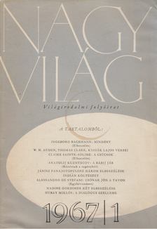 KARDOS LÁSZLÓ - Nagyvilág 1967. XII. évfolyam 1. szám [antikvár]