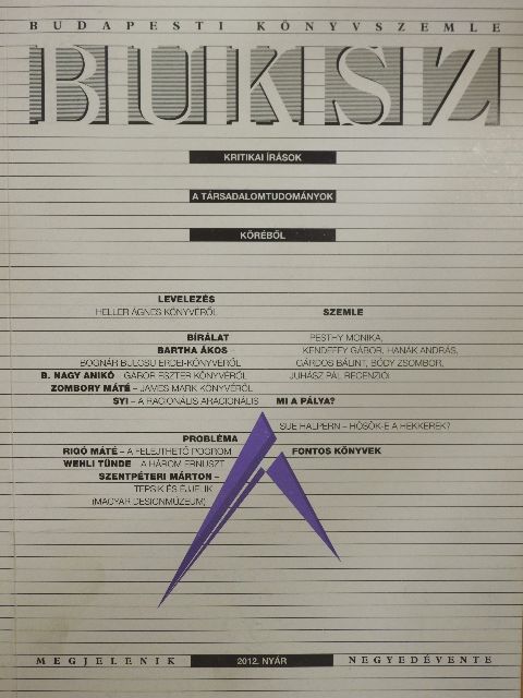 Bartha Ákos - Buksz 2012. nyár [antikvár]