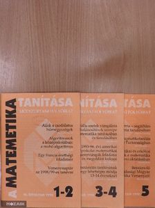 Dr. Gerő László - A matematika tanítása 1998/1-5. [antikvár]