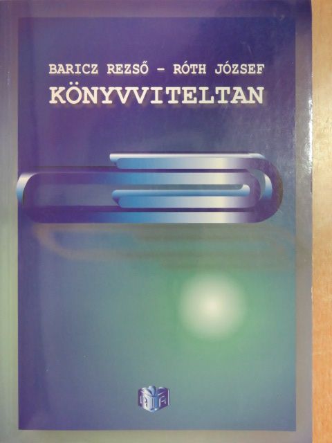 Baricz Rezső - Könyvviteltan [antikvár]
