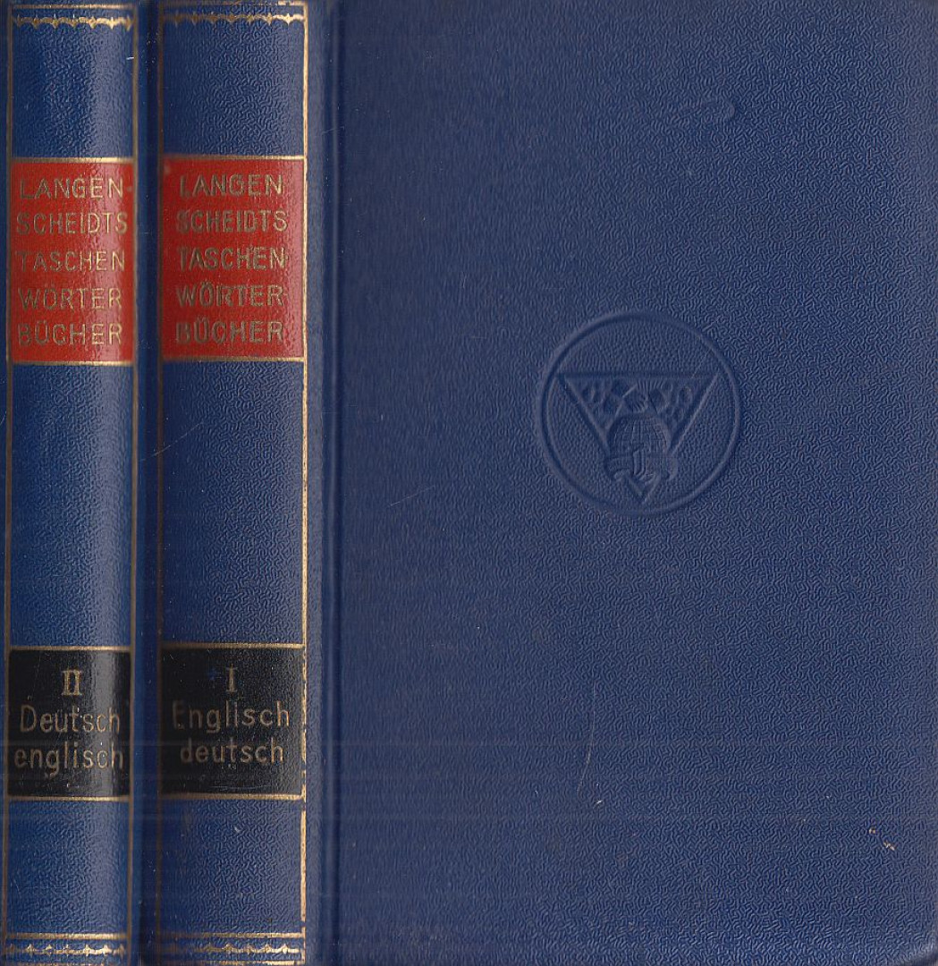 Klatt, Edmund - Langenscheidts Taschenwörterbuch der englischen und deutschen Sprache I-II. [antikvár]