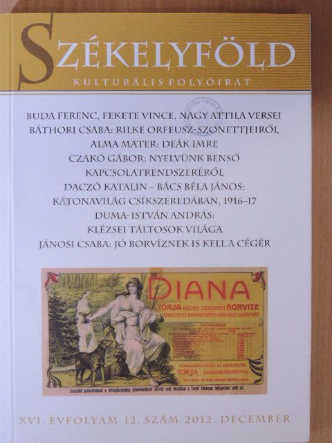 Bács Béla János - Székelyföld 2012. december [antikvár]