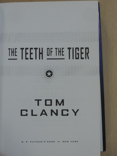 Tom Clancy - The Teeth of the Tiger [antikvár]
