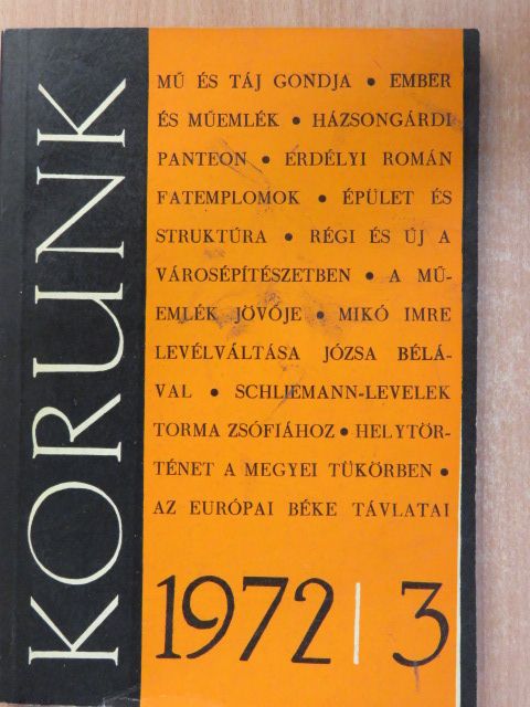 Antal Árpád - Korunk 1972. március [antikvár]