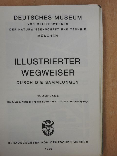 Illustrierter Wegweiser durch die Sammlungen [antikvár]