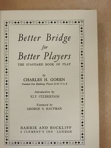 Charles H. Goren - Better Bridge for Better Players [antikvár]