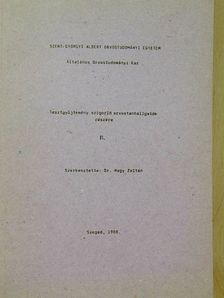Tesztgyűjtemény szigorló orvostanhallgatók részére II. (töredék) [antikvár]