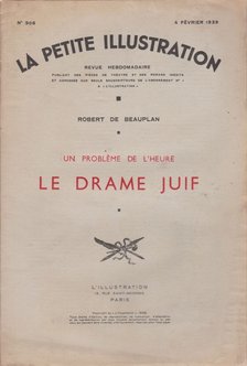 de Beauplan, Robert - Un probléme de l'heure: Le drame juif [antikvár]