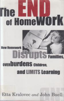 Etta Kralovec, BUELL, JOHN - The End of Homework [antikvár]