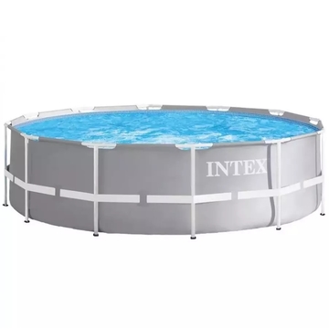Intex: MetalPrism merev falú prémium medence szett - 366 x 99 cm