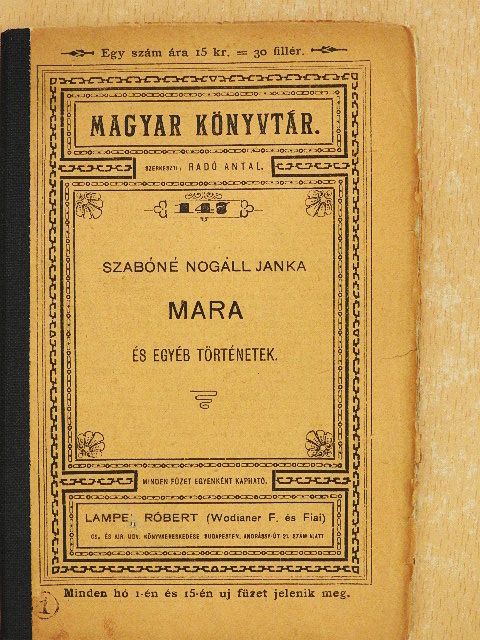 Szabóné Nogáll Janka - Mara és egyéb történetek [antikvár]