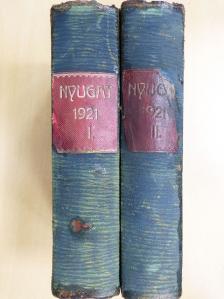 Bálint Aladár - Nyugat 1921. január-december I-II. [antikvár]