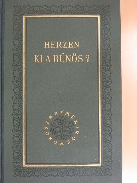 Herzen - Ki a bűnös? [antikvár]