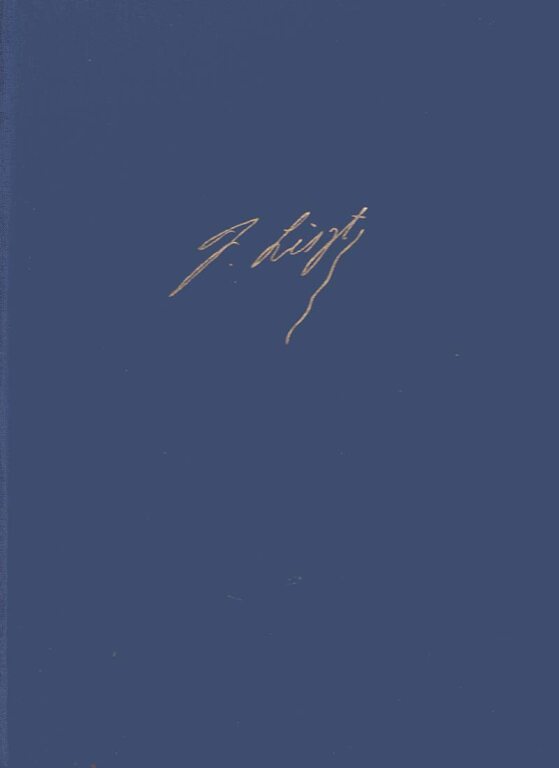 LISZT - LISZT ÖSSZKIADÁS I/11 EINZELNE CHARAKTERSTÜCKE I (SULYOK-MEZŐ-ZEMPLÉNI) KVE