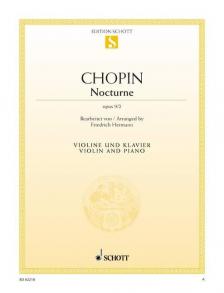 NOCTURNE OP.9/2 VIOLINE UND KLAVIER. BEARB. F. HERMANN