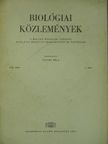 Balázs A. - Biológiai Közlemények XIII/1. [antikvár]