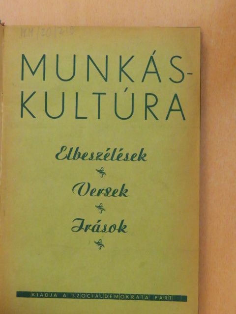 Ács Tamás - Munkáskultúra [antikvár]