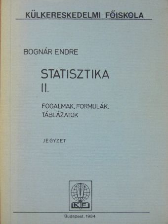 Bognár Endre - Statisztika II. [antikvár]