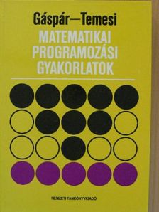 Gáspár László - Matematikai programozási gyakorlatok [antikvár]