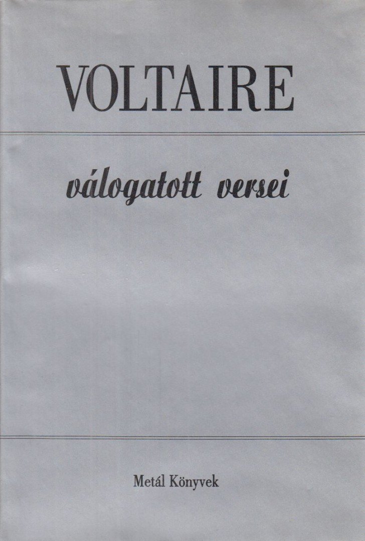 Voltaire - Voltaire válogatott versei [antikvár]