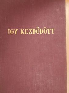 Bruno Brehm - Igy kezdődött [antikvár]