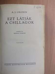 A. J. Cronin - Ezt látják a csillagok I-II. [antikvár]