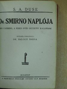 S. A. Duse - Dr. Smirno naplója [antikvár]