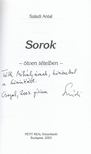 Százdi Antal - Sorok (dedikált) [antikvár]