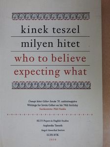 Földváry Kinga - Kinek teszel milyen hitet [antikvár]