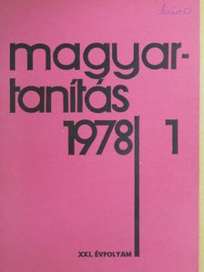 Csákvári József - Magyartanítás 1978/1. [antikvár]