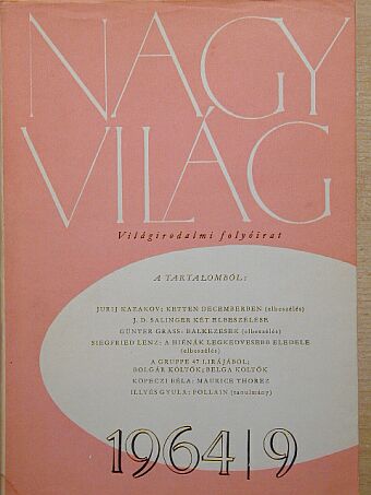 Günter Grass - Nagyvilág 1964. szeptember [antikvár]