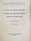 Erkki Itkonen - Lappische Chrestomathie mit Grammatikalischem Abriss und Wörterverzeichnis [antikvár]