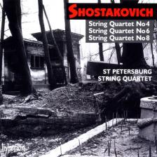 SHOSTAKOVICH - STRING QUARTETS NO.4, 6, 8 CD ST PETERSBURG STRING QUARTET