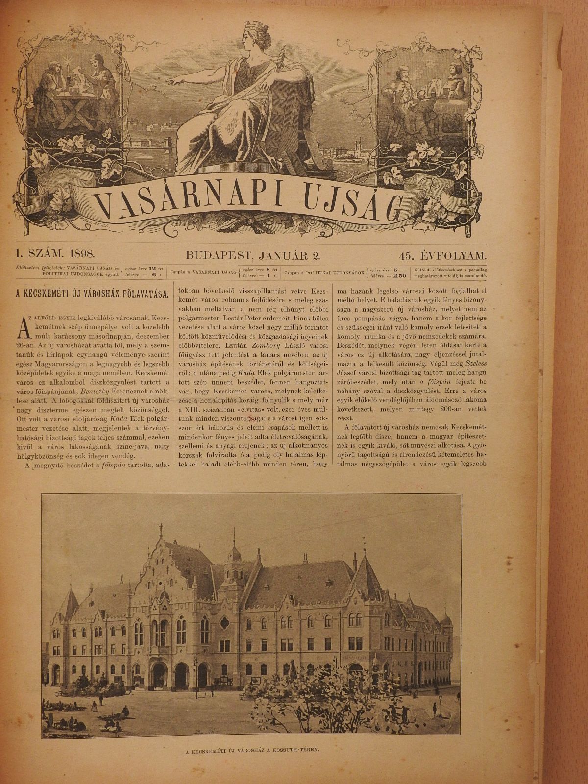 Endrődi Sándor - Vasárnapi Ujság/A Vasárnapi Ujság Regénytára 1898. (nem teljes évfolyam) [antikvár]