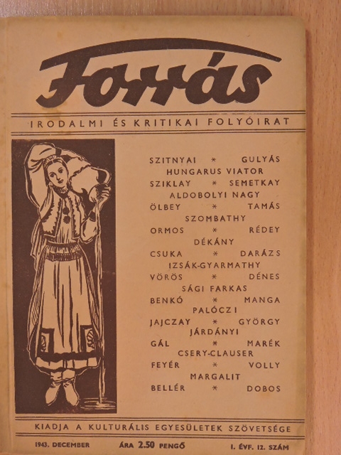 Aldobolyi Nagy Miklós - Forrás 1943. december [antikvár]