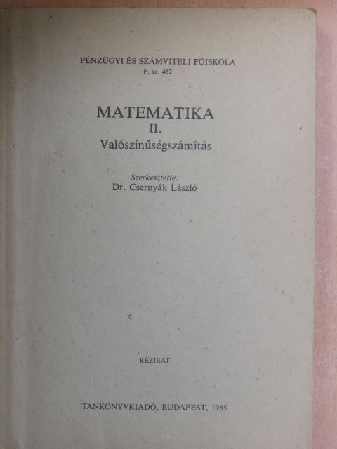 Beller Ilona - Matematika II. [antikvár]
