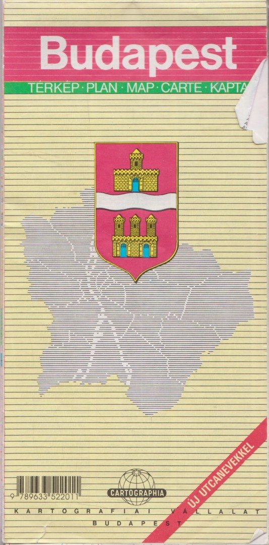 Budapest térkép [antikvár]