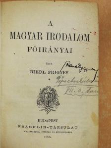 Fenini Caesar - A magyar irodalom főirányai/Az olasz irodalom rövid története/Az eszmény a művészetben/Élet és irodalom/A pápaság [antikvár]