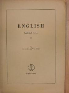 Dr. Biró Lajos Pál - English IV. [antikvár]
