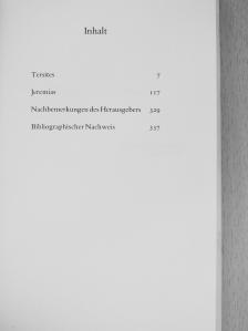 Stefan Zweig - Tersites - Jeremias [antikvár]