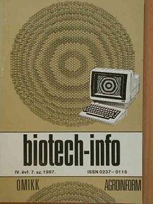 Biotech-info 1987. július [antikvár]