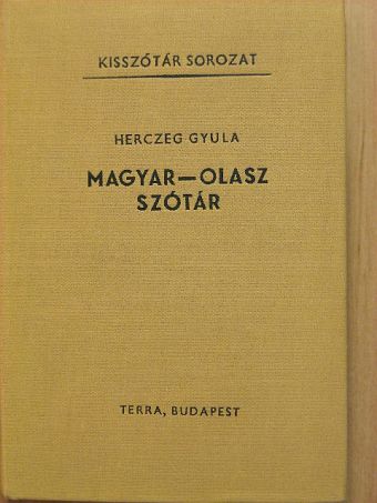 Herczeg Gyula - Magyar-olasz szótár [antikvár]