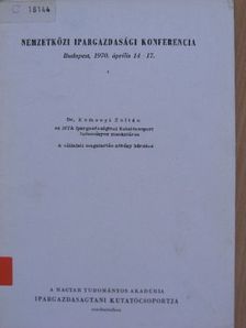 Dr. Komonyi Zoltán - A vállalati magatartás néhány kérdése [antikvár]