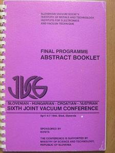 A. Shundararajan - Slovenian-Hungarian-Croatian-Austrian Sixth Joint Vacuum Conference [antikvár]