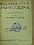 Hofbauer Aladár - Riedl Frigyes tanítása Arany Jánosról [antikvár]
