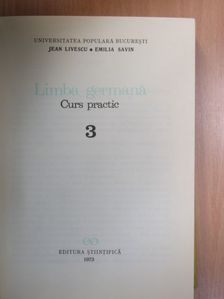 Emilia Savin - Limba germana [antikvár]
