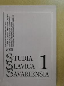 H. Tóth Imre - Studia Slavica Savariensia 2000./1 [antikvár]