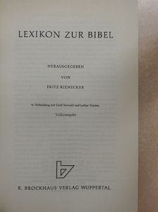 Lexikon zur Bibel [antikvár]