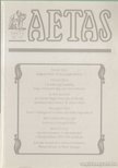 VAJDA ZOLTÁN - Aetas XIX. évf. 2004/3-4 [antikvár]